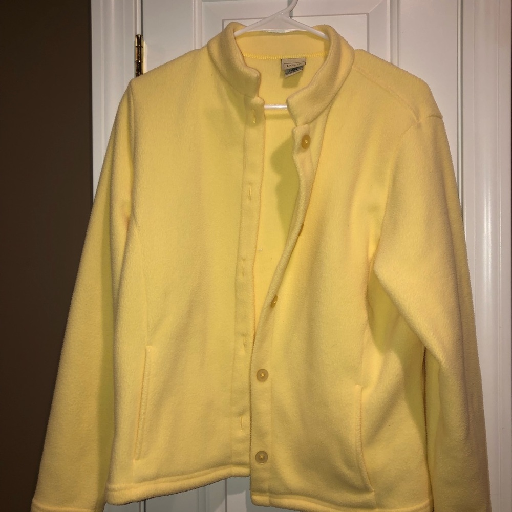 L.L. Bean Yellow Fleece